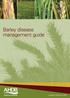 Barley disease management guide