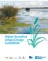 Water Sensitive Urban Design Guidelines