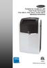 Portable Air Conditioner with Heat Pump Technology PH4-10R-01, PH4-12R-01, & PH4-14R-01 Operating Instructions