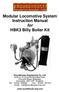 Modular Locomotive System Instruction Manual for HBK3 Billy Boiler Kit
