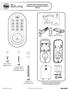 Yale Real Living Push Button Deadbolt Installation and Programming Instructions (YRD210)