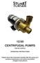 12/50 CENTRIFUGAL PUMPS FOR DC SUPPLY OPERATING INSTRUCTIONS