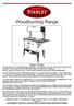 Woodburning Range MANUFACTURED BY: WATERFORD STANLEY (MARKETING) LTD., BILBERRY, WATERFORD, IRELAND. ASSEMBLY INSTALLATION AND OPERATING INSTRUCTIONS