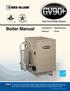 Boiler Manual. Gas-Fired Water Boilers. Maintenance Parts. Installation Startup