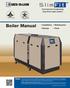 Boiler Manual. Commercial Condensing Gas-fired water boilers