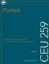 Pumps CEU 259. Continuing Education from the American Society of Plumbing Engineers. May ASPE.ORG/ReadLearnEarn