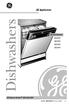Dishwashers. GE Appliances. Owner s Manual GSC3200 GSC3230 GSC3400 GSC3430. GE Answer Center Part No. 165D4700P155 Pub. No.
