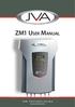 ZM1 User Manual JVA TECHNOLOGIES.