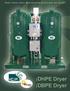 Dual Tower Heat Reactivated Desiccant Air Dryer