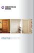 internal DOORS ARCADIA STYLE: ACD5 Specifications: Double door option available