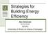 Strategies for Building Energy Efficiency