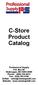 C-Store Product Catalog