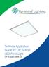 Technical Application Guide for UP-SHINE LED Panel Light