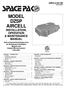 MODEL DZSP AIRCELL INSTALLATION, OPERATION & MAINTENANCE MANUAL AIRCL2-0413R W30-AC0056