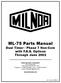 ML-75 Parts Manual. Dual Timer / Phase 7 Non-Coin with F.S.S. Options Through June 2002