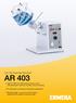 AR 403 Ideal for R&D and small scale production in the pharmaceutical, chemical, cosmetic and food industry. Our All-Purpose Solution