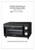 12L Oven Toaster Griller