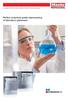 Lab washers, PG 8583, PG 8593, PG 8583 CD, PG 8535, PG 8536 and accessories. Perfect analytical-grade reprocessing of laboratory glassware