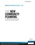 THE NEW COMMUNITY PLANNING GUIDEBOOK