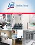 Leading the way PRODUCT CATALOG. in disinfection and odor control. iii