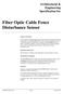 Fiber Optic Cable Fence Disturbance Sensor