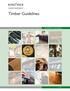 Timber Guidelines. Our Products and Services