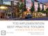 TOD IMPLEMENTATION BEST PRACTICE TOOLBOX Leveraging Transit for City Shaping