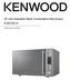 30 Litre Stainless Steel Combination Microwave K30CSS14. instruction manual