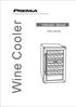 Wine Cooler. Instruction Manual PWC-24ZWX