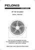20 Air Circulator MODEL: FB50-9HA