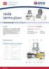 teide termo plus+ HEATING SERIES SCOPE THERMOSTATIC VALVES SERVICE CONDITIONS COMPONENTS TECHNICAL SHEET 07/2017 IP20060 PAG. 1/9