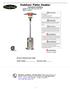 Outdoor Patio Heater INFRARED BURNER Model # LIP-10A-TGG-LPG-SP Item # 01775