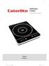Induction Cooker. Instruction manual. Model CM352-A