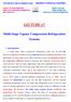 LECTURE-17. Multi-Stage Vapour Compression Refrigeration. 1. Introduction