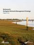 Ecological Network Management Strategy. August 2015