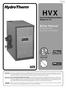 HVX. Boiler Manual. Installation and Operation Instructions. Gas-Fired Residental Boilers Models HVX HVX2