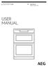 DCK731110M. User Manual Built-In Double Oven USER MANUAL