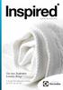 Laundry Brochure Our new Inspiration Laundry Range. A range that loves your clothes as much as you do