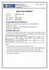 DUST TEST REPORT. :Gold Apollo Co., Ltd. Company Model Name :A27. Date of Received :APR. 19, 2006 Date of Tested :APR. 19, 2006