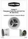 TURBO Fiberglass Cone Fan and Grill Fan 48'' Belt Drive. Installation & Operator s Instruction Manual