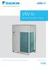 VRV IV. Sets the Standard... Again. High Ambient. VRV IV heat pump and water cooled systems
