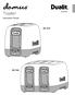 Toaster. Instruction Manual DLT22 DLT44