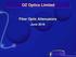 OZ Optics Limited. Fiber Optic Attenuators. June 2018