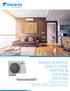 DAIKIN 19 SERIES SINGLE-ZONE HEATING & COOLING SYSTEMS