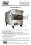 SP-Series Ovens. New Extended Warranty on the SP-Series oven models: OWNERS MANUAL (SP-750 & SP-1000) SP-750