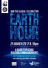 25 MARCH pm A GUIDE FOR ICONIC BUILDINGS AND LANDMARKS. KEEP MOVING ON CLIMATE CHANGE wwfscotland.org.uk/earthhour #EarthHour