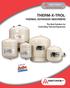 THERM-X-TROL THERMAL EXPANSION ABSORBERS. The Best Solution for Controlling Thermal Expansion. As Seen On