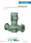 KV Vertical Inline Pumps Taco Vertical Inline Pumps meet the latest standards for hydraulic performance and dimensional