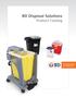 BD Disposal Solutions Product Catalog