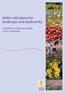 Welsh wild plants for landscape and biodiversity. Guidelines for planting projects in the countryside